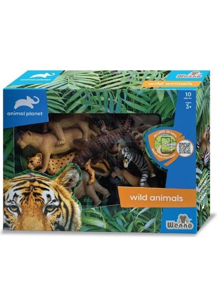 SH-D58011 Vardem Kutulu 10 Parça Vahşı Hayvan Seti fiyatları