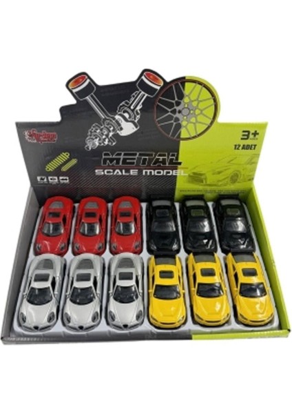 KM-36231C-1-2-3-4 Çek Bırak 1 36 Metal Araba