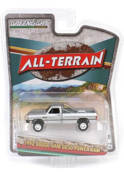 Greenlight 1/64 All-Terrain Series 16- 1992 Dodge Ram D250 Power Ram modelleri