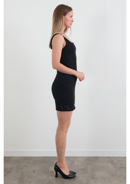 Kalın Askılı Triko Elbise modelleri