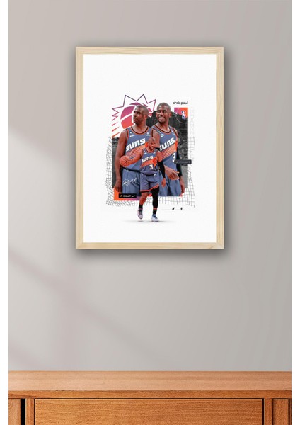 Chris Paul Çerçeveli Tablo - Basketbol Nba Posteri Tablo fiyatları
