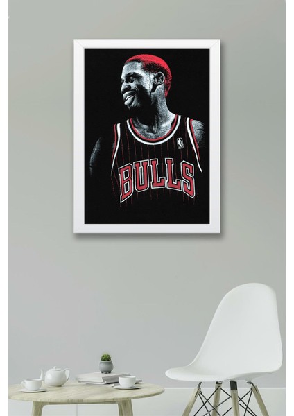 Dennis Rodman Çerçeveli Tablo - Basketbol Nba Posteri Tablo fiyatları