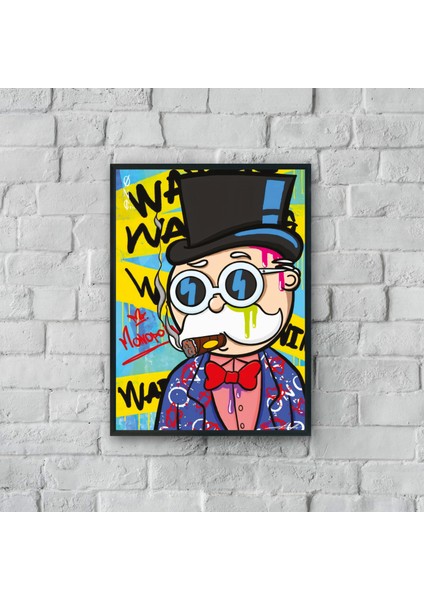 "mr. Monopo" Poster Tablo (Çerçeveli)