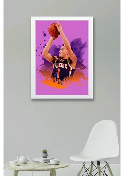 Devin Booker Çerçeveli Tablo - Basketbol Nba Posteri Tablo fiyatları