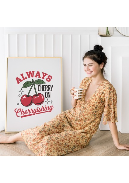 "cherry On" Poster Tablo (Çerçeveli) fiyatları