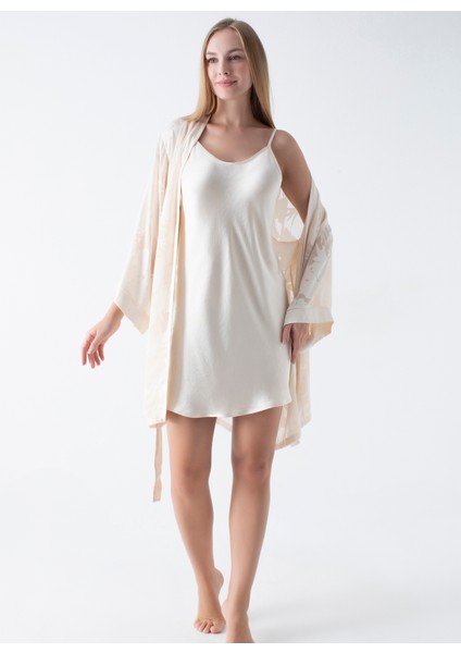 Bej Kadın Sabahlık 50VIV10309 modelleri