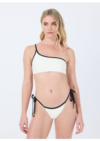 Beyaz Kadın Bikini Takım Calıne Bıkını Colarete