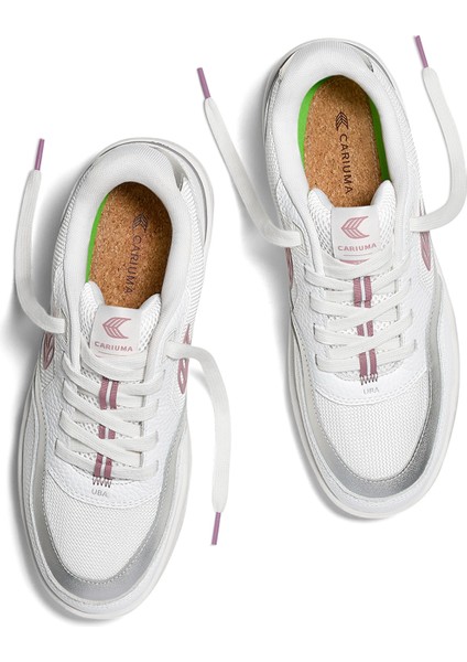 701901W1ZW-UBA Lether&suede Sneaker Beyaz Deri Kadın Lifestyle Ayakkabı