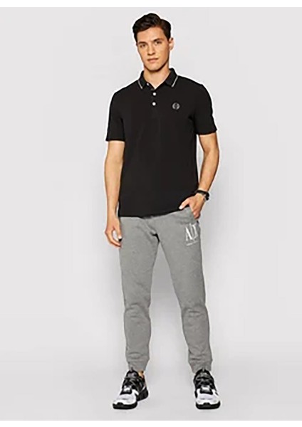 Siyah Erkek Polo T-Shirt 8NZF70 Z8M9Z UB001 Polo T-Shırt