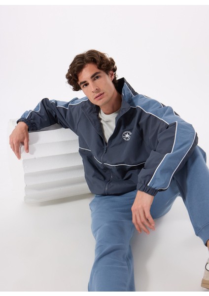 Starsprinter 2.0 Colorblock Windbreaker Erkek Mavi Ceket.403
