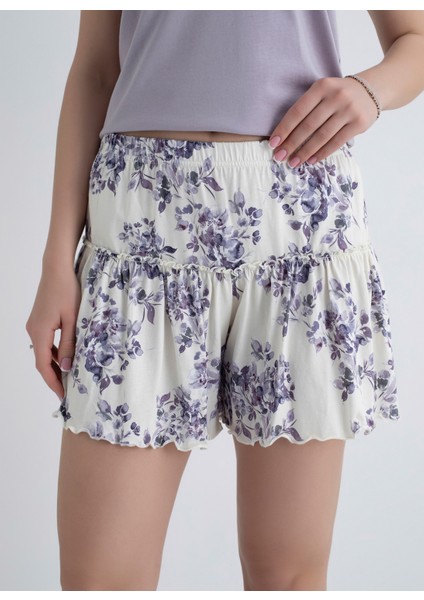 Lila Kadın Pijama Şort 403SIX-1117-073