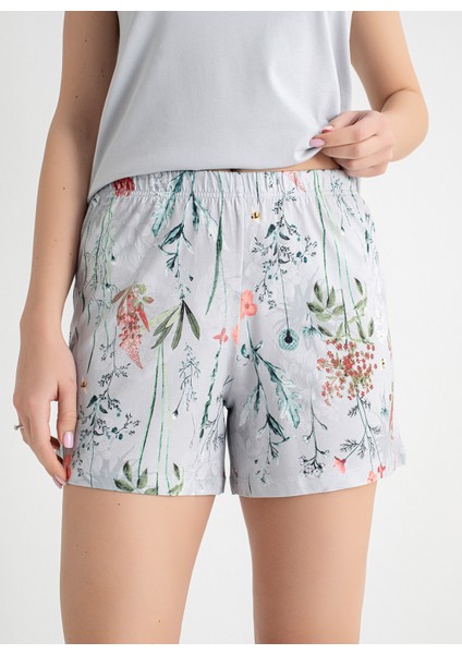 Gri Kadın Pijama Şort 403SIX-1117-046 modelleri