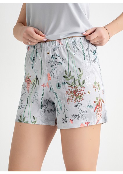 Gri Kadın Pijama Şort 403SIX-1117-046 fırsatları