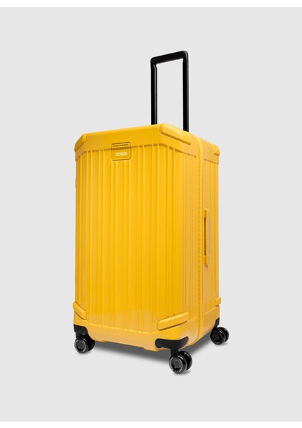 Piquadro Sarı Çekçekli Sert Valiz BV6699POP/G Trunk