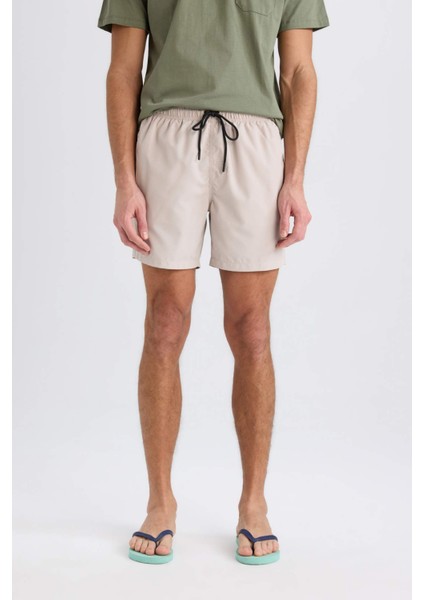 Regular Fit Kısa Boy Yumuşak Tuşeli Deniz Şortu E0993AX25HS fırsatları