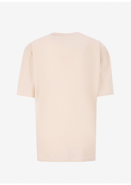 Bisiklet Yaka Şampanya Kadın T-Shirt 3F8NL107B