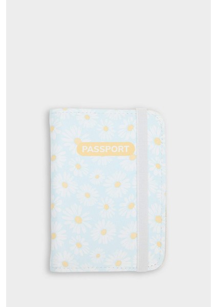 Kadın Çiçekli Suni Deri Pasaportluk ve Valiz İsimliği Set F4688AXNS fiyatları