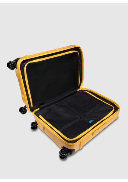 Piquadro Sarı Çekçekli Sert Valiz BV4427POP/G Orta