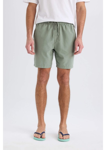 Regular Fit Kısa Boy Yumuşak Tuşeli Deniz Şortu E0993AX25HS fırsatları