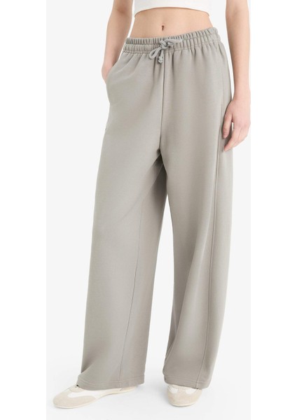 Coool Barrel Fit Esnek Belli Bağcıklı Cepli Pantolon