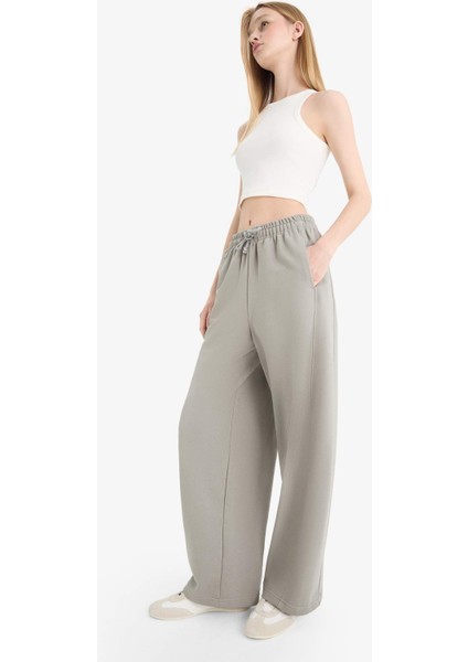 Coool Barrel Fit Esnek Belli Bağcıklı Cepli Pantolon indirimleri