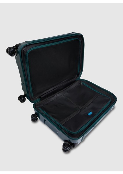 Piquadro Yeşil Çekçekli Sert Valiz BV4427POP/VE Orta