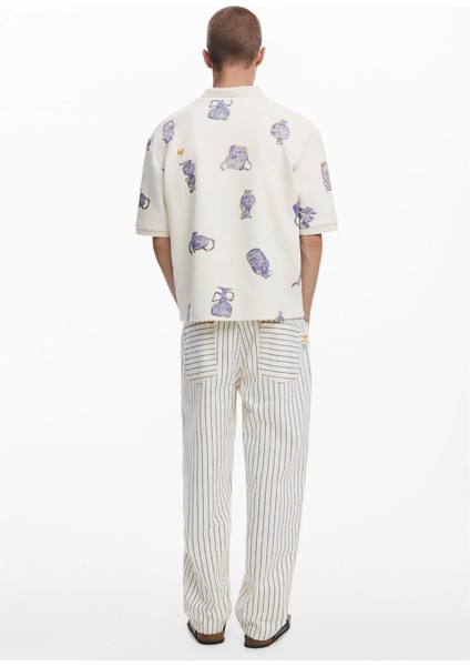 Normal Bel Regular Fit Beyaz Erkek Chino Pantolon 25SMPW12_PANT_LILIS fırsatları