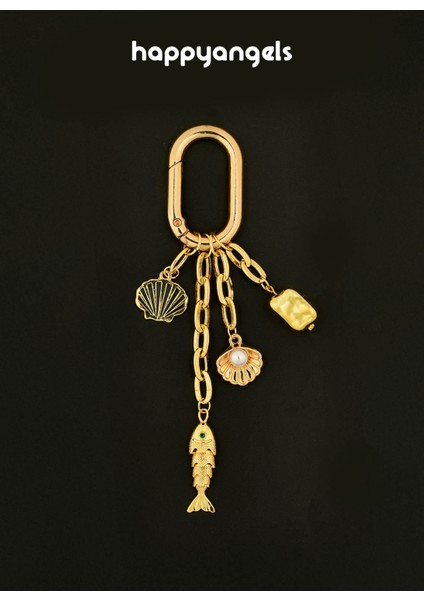 Altın Kadın Çanta Aksesuar CKY001 Keycharm Goldtoned fiyatları