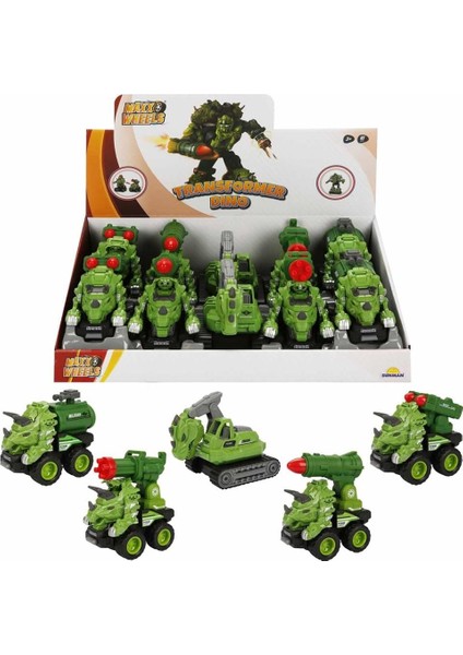 Kampanya Estevia Maxx Wheels Dönüşen Dinozor Araçlar Yeni!!!