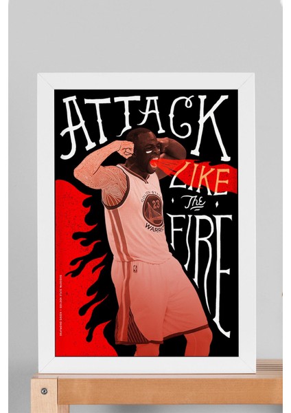 Draymond Green Çerçeveli Tablo - Basketbol Nba Posteri Tablo