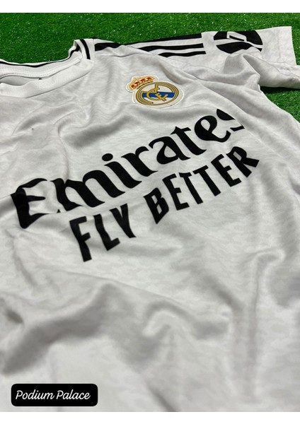 2024/25 Real Madrid Kylian Mbappe Beyaz 4lü Set Çocuk Forması (White)Zynn