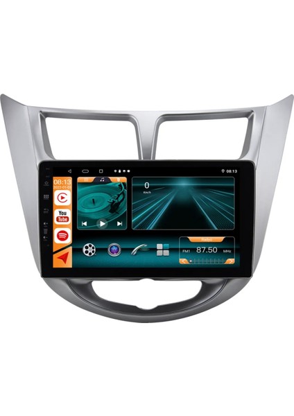 Hyundai Accent Blue 2011/2013 Androidauto & Carplay Multimedya