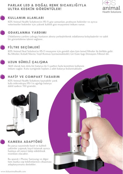 Slit Lamp - Yarık Kafa Mikroskop - El Mikroskobu - Oftalmoskop - Dermatoskop modelleri