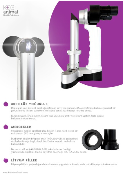 Slit Lamp - Yarık Kafa Mikroskop - El Mikroskobu - Oftalmoskop - Dermatoskop fırsatları