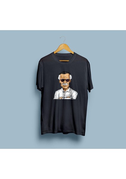 Oversize Stan Lee Tasarım Unisex T-Shirt