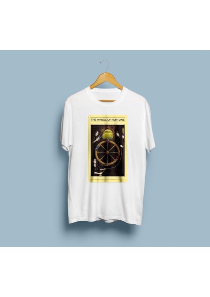 Oversize The Wheel Of Fortune Tasarım Unisex T-Shirt