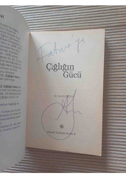 Çığlığın Gücü - Eğer A Kişisi Bu Başarıları Gerçekleştirebildiyse Ya Sen (Scream Force) Yazarindan Imzalı. 2,el Cok Temiz Kondisyonda 2006 Basimi 160 Sayfa Dr Ala Elcircevi Yazar modelleri