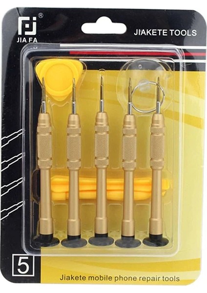 Jiafa JF-8140 10 Parça Çok Fonksiyonlu Cep Telefonu Tamir SETI-(5775) - MBN2831-2442