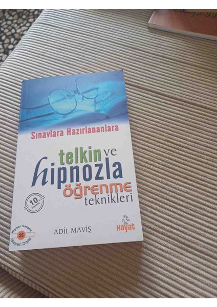 Sınavlara Hazırlananlara Telkin ve Hipnozla Öğrenme Teknikleri 2,el Kitap 2003 Basimi 273 Sayfa Cok Temiz Kondisyonda Yeni Gibidir