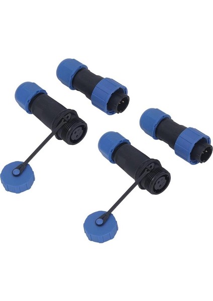 SD16 Su Geçirmez 2 Pin Erkek-Dişi 16 mm Konnektör Takımı (4767) - AGT6389-4976