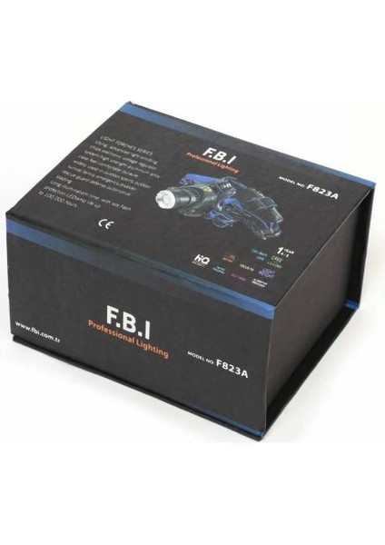 F-823A Su Geçirmez Şarjlı Kafa Lambası - AGT9978-5096