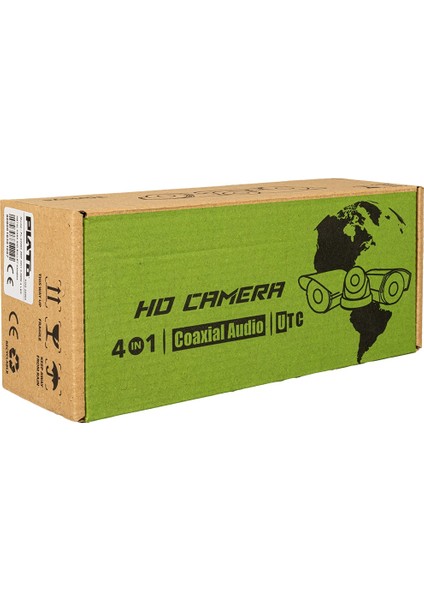 Plato PL-22994 2mp 3.6 mm 4 LED Metal Kasa Ahd Bullet Kamera (4767) - AGT3507-2853 modelleri