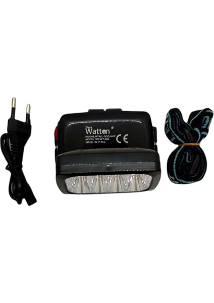 12 Ledli Güçlü Şarjlı Kafa Lambası -064 - AGT5691-9300