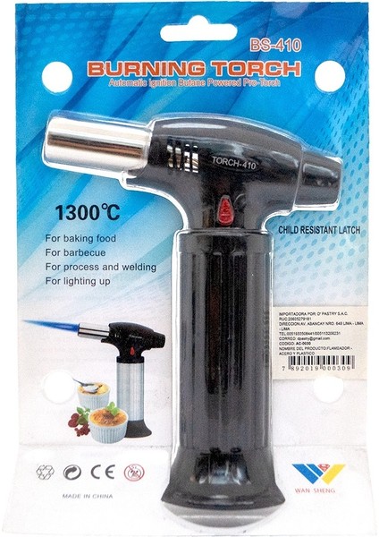 Torch Pürmüz Çakmak Dolduralabilir Profesyonel Metal Gövde (4767) - AGT2848-7667