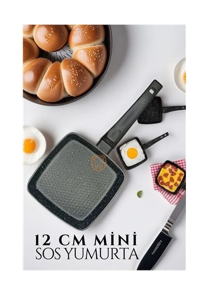 Turk Mini Döküm Yumurta Sos Tavası - AGT6250-6376