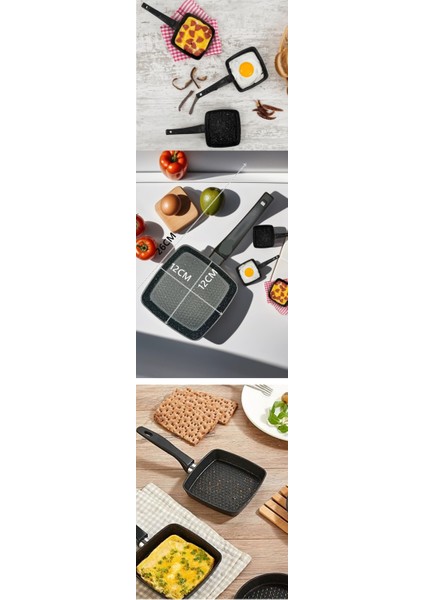 Turk Mini Döküm Yumurta Sos Tavası - AGT6250-6376