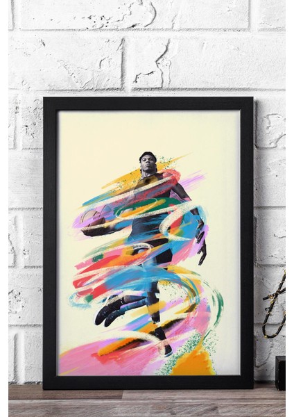 Giannis Antetokounmpo Çerçeveli Tablo - Basketbol Nba Posteri Tablo