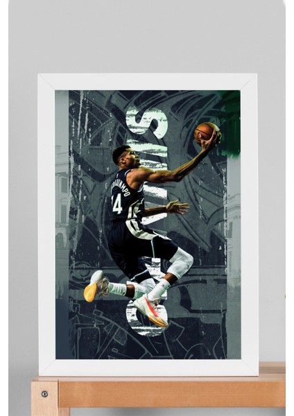 Giannis Antetokounmpo Çerçeveli Tablo - Basketbol Nba Posteri Tablo