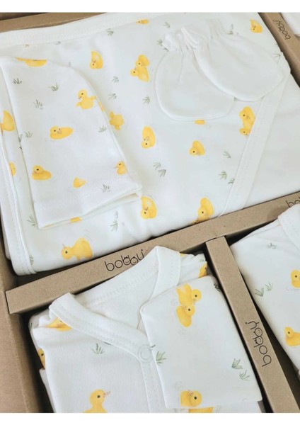 Ördek Desenli 10'lu Pamuklu Hastane Çıkışı modelleri