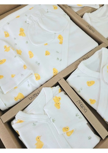 Ördek Desenli 10'lu Pamuklu Hastane Çıkışı indirimleri